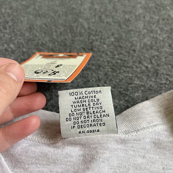 Vintage 90s Oklahoma State Cowboys NCAA Final Four Basketball T-Shirt XXL USA - Picture 5 of 6